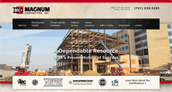 Desktop Screenshot of magnumcontracting.com